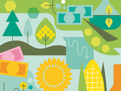 Bio economy chemistry energy future innovation science vector