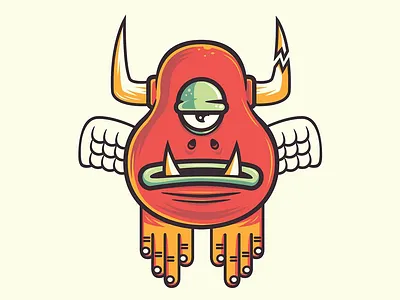 Eggplant Boy eggplant illustration monster strange things art vector