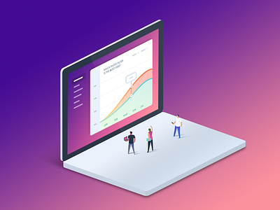 Isometric / Data visualization data visualization isometric