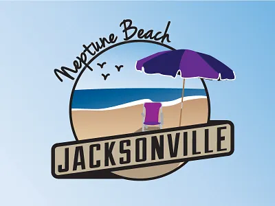 Jacksonville Areas - Neptune Beach badge beach cities city florida jacksonville neptune beach