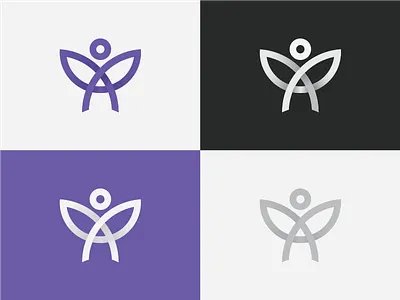 Arms Wide Adoption Agency adoption angel hug knot logo texas