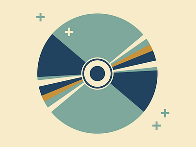 CCNA v3.0 - Cisco Certification Facts from the 90s cd disc disk flat illustration