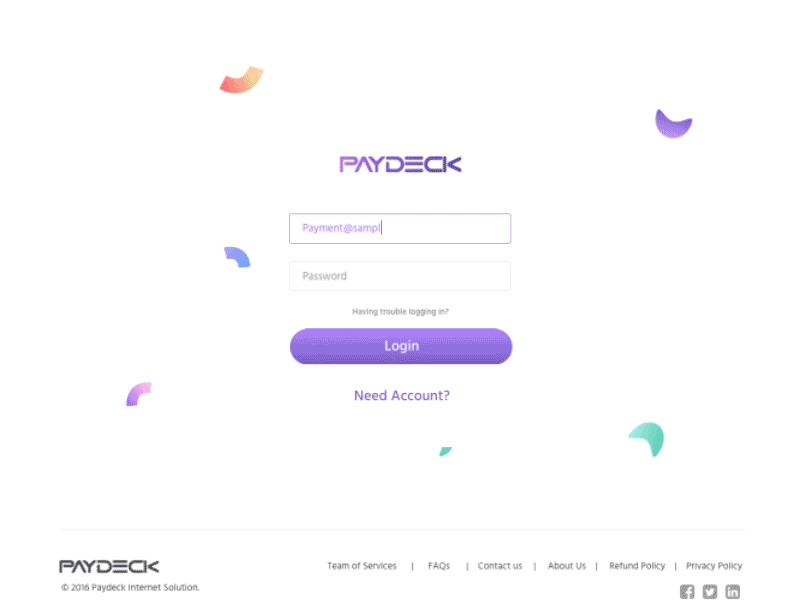 Playing with Login Screen. animation clean ui gif gradient login parallax registration signup ui