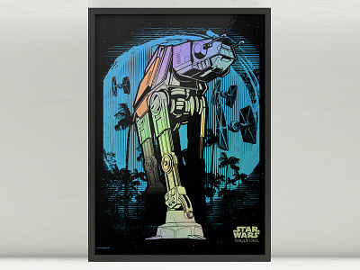 AT-ACT at act at at one poster rogue star wars