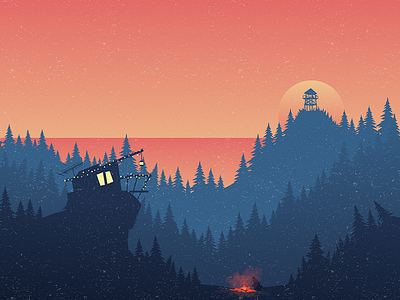 Christmas Watch christmas christmascard firewatch gradient happyholidays holiday