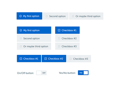 Check and Radio Boxes check box form input radio box ui ux