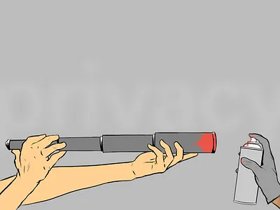 No peepin. design digital illustration iwantmyname kevin layshock privacy