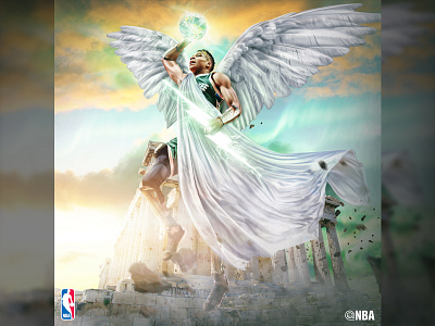 Giannis Antetokounmpo NBA Graphic composite design giannis antetokounmpo graphic greek milwaukee bucks nba photo manipulation sports