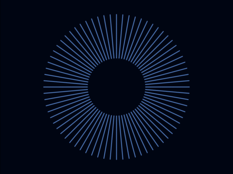 Reaction animation art circle gif grow line lines motion reaction rotation