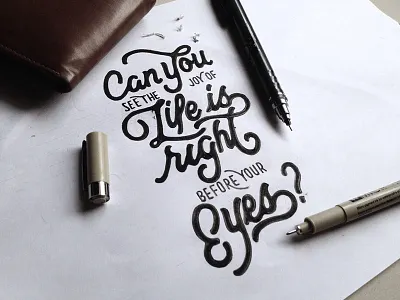 Quantum Flux band calligraphy concept details high details lyrics merch northlane pen on paper sketch typography vintage