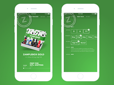 Zamplebox ecommerce ios