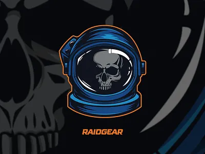 Dreadnought astronaut branding cartoon dreadnought logo mascot