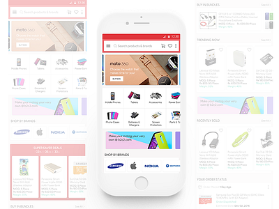 Ecommerce App app card ecommerce interface mobile shop ui user