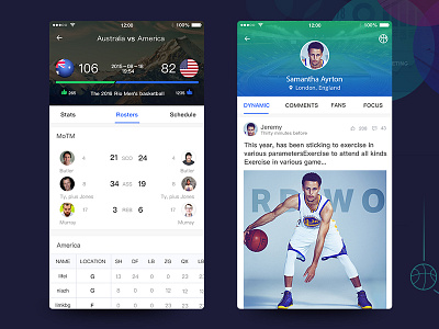 aiSports app ui