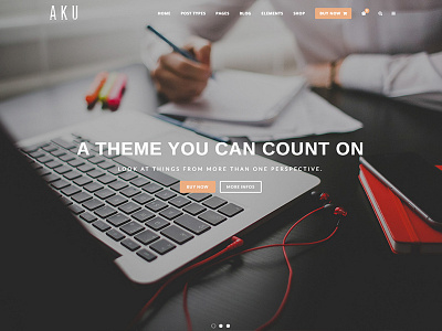 Aku corporate design development web wordpress