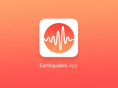 Earthquakes App Icon — ZelzeleNegar app appicon application earthquake icon icondesign ios signal ui uidesign ux wave