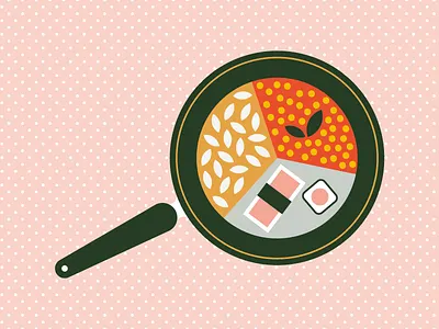 What we eat cook cous cous food icon infographic pan rice sushi
