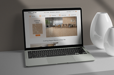 Pollens tile Web 2025 design design hero section homepage interface interface design landing page mockup tile website ui ui design webiste mockup website homepage