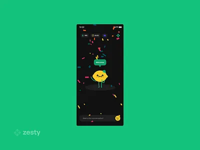 New Case Study – Zesty (Mobile App) animation app character chat chatapp concept conversation dailyui design empty emptyscreen icon lemon mobile mobileapp talk ui uiux ux zesty