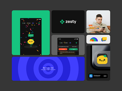 New Case Study – Zesty (Mobile App) app bento bentogrid compilation concept dailyui design grid icon mobile mobileapp productdesign ui uiux ux