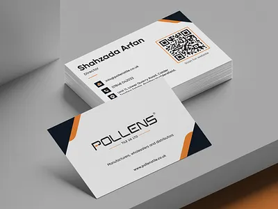 Business card design - Pollens Tile branding business business card card design cards design design graphic design mockups motion graphics print design visiting card