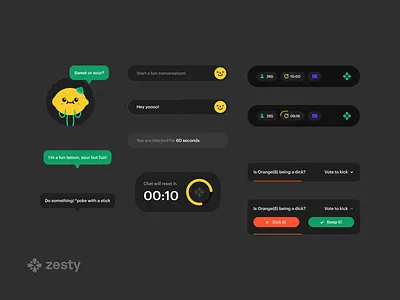New Case Study – Zesty (Mobile App) app components concept dailyui design designsystem icon mobileapp productdesign styleguide ui uiux ux