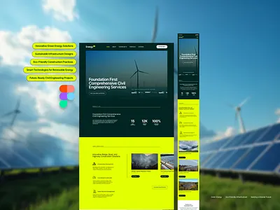Civil Engineering Project Landing Page branding civil engineering ecommerce website figma fiverr landing page ui uiux upwork user interface web design wix