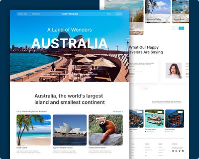 Tour Travels Website Design:Landing Page adobi photoshop figma landing page minimalist modern online platform online shop rabbi shopify tour trands travels ui user experince user interface ux web design webflow webside design website