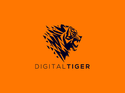 Digital Tiger Logo animal animal logo animals animals logo bangol tiger lion lion logo lions lions logo tiger tiger logo tiger logo design tigers tigers logo top animal logo top lion top tiger logo top trends tiger white tiger white tiger logo design