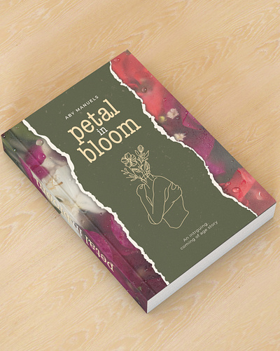 Book Cover Design for "Petal in Bloom" book cover design graphic design visual design