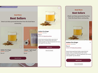 Good Store Redesign: Quick Add Feature branding design design agency ecommerce quick add redesign shopify agency ui