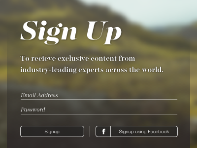 Daily UI Challenge #001 user experience design user interface design