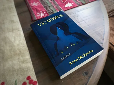 "Vicarious" Cover Art book art illustration jacket art photoshop