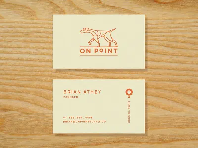 New Cards business cards cards chase the good german shorthaired pointer logo on point stationery