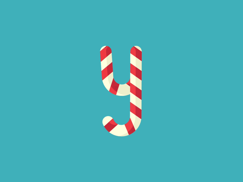 Candy Cane! animation awesome candy cane christmas graphic design illustration y