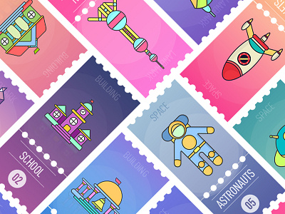 Some icons app illustrations ui