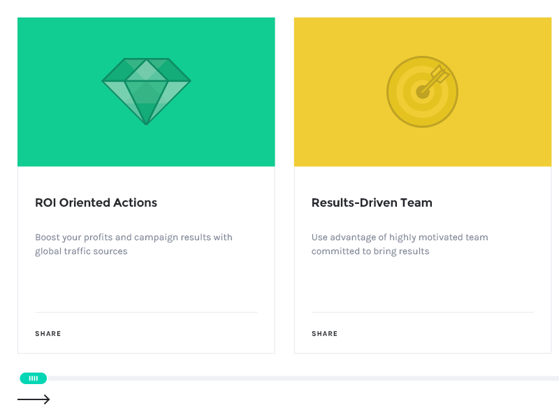 UI Exploration action diamond fraud icons result slider target ui