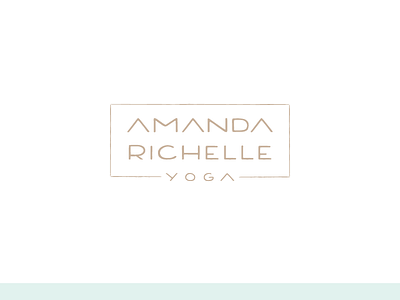 AR Yoga Branding branding geometric health logo simple type wellness yoga