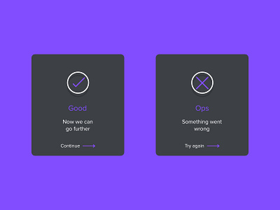 Daily UI-Day #011-Flash Message (Error/Success) 100daychallenge buttons cards checkout dailyui process uidesign userinterface uxdesign webdesign wrong