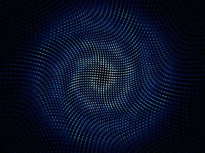 Expansion abstract future halftone illustration infinite minimal swirl