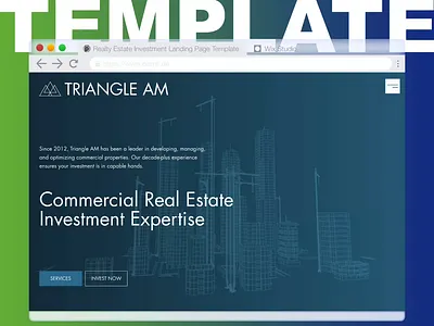 Real Estate Investment Website Design Template for Wix Studio animation landing page real estate template website template wix wix studio