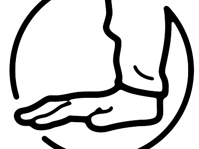 BBOY HAND ICON ILLUSTRATION bboy breakdancer hand icon illustration vector