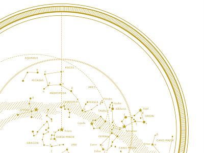 Constellation constellation gold stars