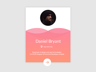 User Profile illustrator profile rebound social ui user ux