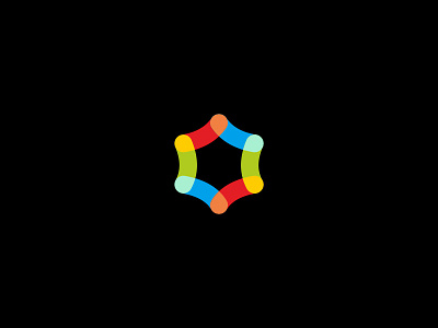 OneCollab logo brand branding colorful colors design icon identity logo logotype mark simple vector