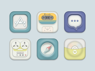 iOS icons #1 appstore before icon icons ios iphone message music safari theme vector video