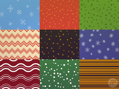 Slightly Patterned Christmas christmas digital illustration pattern vector