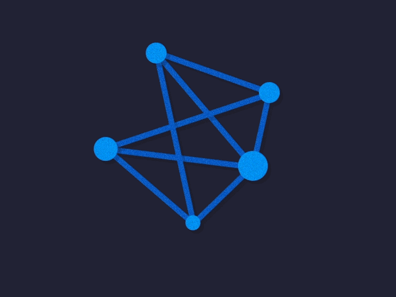 Bipolar geometry 2d animation circle connection gif lines loop shapes square texture