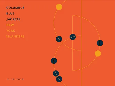 Blue Jackets Score: December 10, 2016 blue jackets columbus data data visualization hockey infographics minimal nhl score sports typography