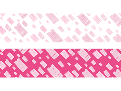 Dribbble Tickets Storm Banner A/B banner design dribbble form illustration invite material pattern pink sketch tickets variants